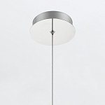 Подвесной светильник хромированного цвета с прозрачным цилиндрическим стеклянным плафоном Eurofase варинант исполнения - 7 | Loft Concept в Перми