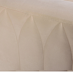 Кресло велюровое бежевое Cubic Silhouette варинант исполнения - 5 | Loft Concept в Перми