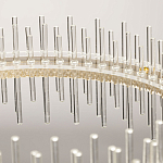 Люстра круглая с прозрачными стеклянными трубками 51 см Nembus варинант исполнения - 12 | Loft Concept в Перми