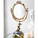 Настольное зеркало в бронзовой рамке Eden Garden варинант исполнения - 4 | Loft Concept в Перми