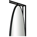 Зеркало овальное в металлической оправе в стиле лофт Urban Style Space варинант исполнения - 2 | Loft Concept в Перми