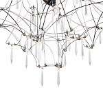 Потолочный светильник с тонким металлическим каркасом цвета хром Quasar варинант исполнения - 4 | Loft Concept в Перми