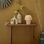 Ваза декоративная из натурального плетеного бамбука Bamboo Decor 35 варинант исполнения - 5 | Loft Concept в Перми