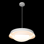 Подвесной светильник круглый белого цвета из металла Vita Cuna варинант исполнения - 6 | Loft Concept в Перми