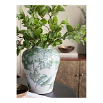 Ваза с зелеными цветочными и птичьими мотивами Vase Inspired by Nature варинант исполнения - 5 | Loft Concept в Перми