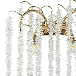 Бра с хрустальными подвесками Bunch of Crystal Berries Gold Wall Lamp варинант исполнения - 2 | Loft Concept в Перми