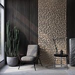 Гипсовая 3D панель с принтографией PM-45 варинант исполнения - 1 | Loft Concept в Перми