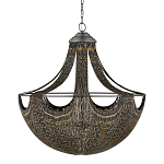 Люстра в форме колокола с декором из тонких железных нитей Jagged Pattern варинант исполнения - 4 | Loft Concept в Перми