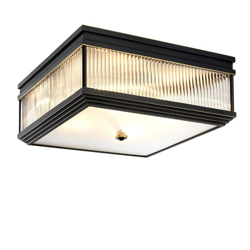 Потолочный светильник Ceiling Lamp Marly Bronze Темная бронза Прозрачное Стекло Потолочный светильник Ceiling Lamp Marly Bronze Темная бронза Прозрачное Стекло в Перми | Loft Concept