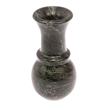 Ваза декоративная для цветов из камня змеевик Vase Serpentine варинант исполнения - 2 | Loft Concept в Перми