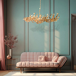 Люстра с абажуром оформленным в виде стаи бабочек Eternal Butterflies варинант исполнения - 4 | Loft Concept в Перми