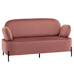 Диван в велюровой обивке цвета пыльная роза COLOR BLOCK варинант исполнения - 1 | Loft Concept в Перми