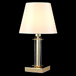 Настольная лампа с белым тканевым абажуром в форме конуса Laurent варинант исполнения - 7 | Loft Concept в Перми