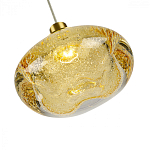 Подвесной светильник с прозрачным стеклянным плафоном округлой формы Effervia  варинант исполнения - 11 | Loft Concept в Перми