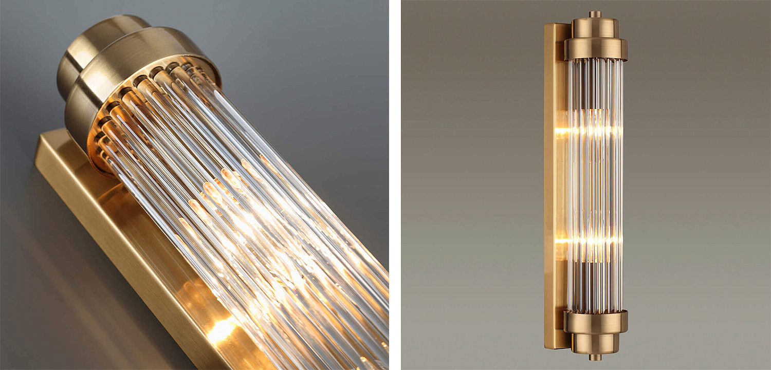 Бра Dirck Glass TUBE Sconce Bronze Бра Dirck Glass TUBE Sconce Bronze - Loft-Concept в Перми