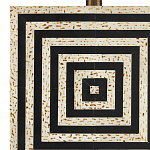 Настольная лампа с квадратным основанием и прямоугольным абажуром Neat Lines варинант исполнения - 1 | Loft Concept в Перми