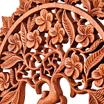 Панно из дерева круглое Sakura Panel With Trees варинант исполнения - 2 | Loft Concept в Перми