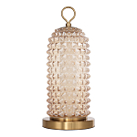 Настольная лампа с факутрным стеклянным плафоном Sonora варинант исполнения - 2 | Loft Concept в Перми