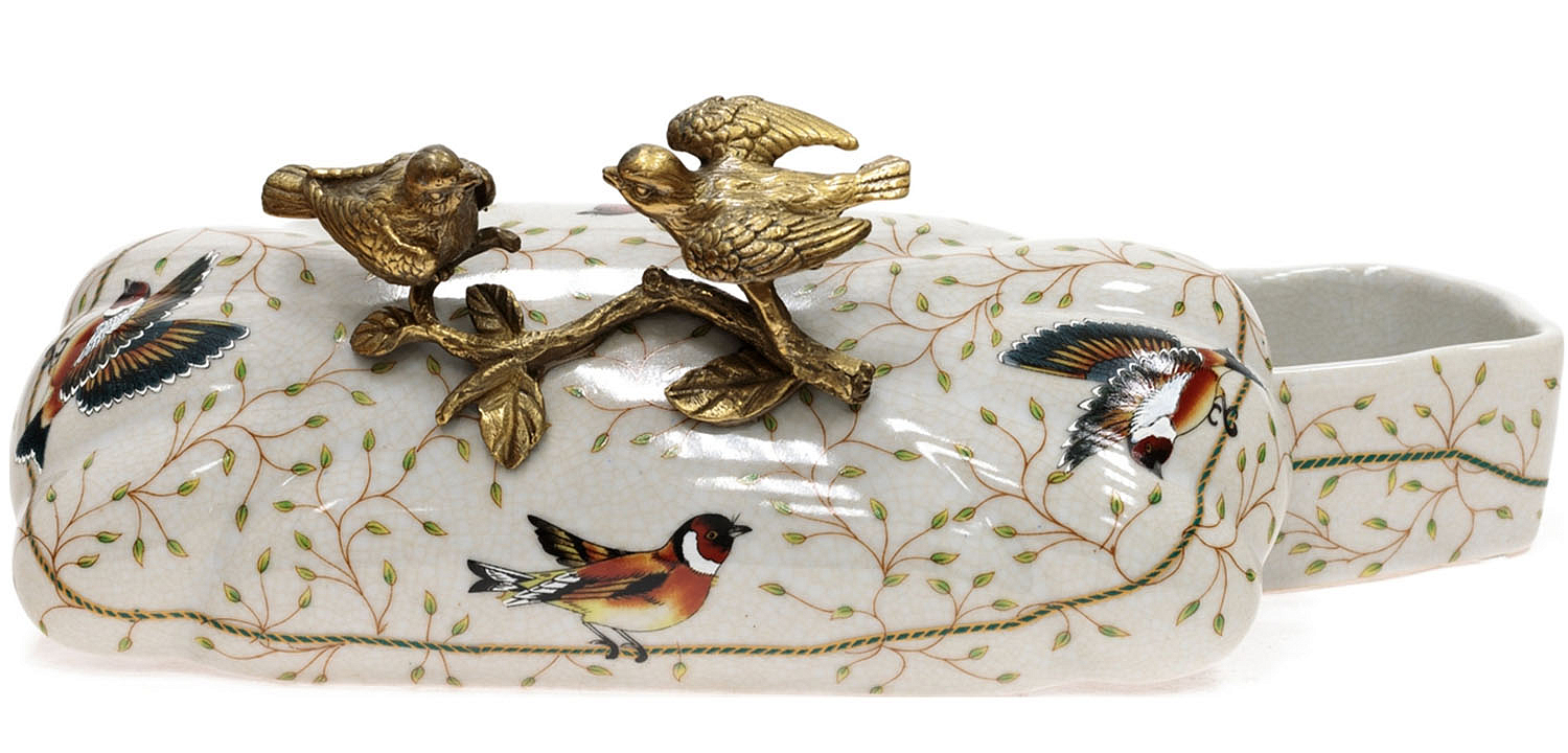 Шкатулка Bronze and Color Birds Box Шкатулка Bronze and Color Birds Box - Loft-Concept в Перми
