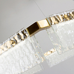 Светодиодная люстра с рельефным стеклом ICE GLASS 70 варинант исполнения - 4 | Loft Concept в Перми