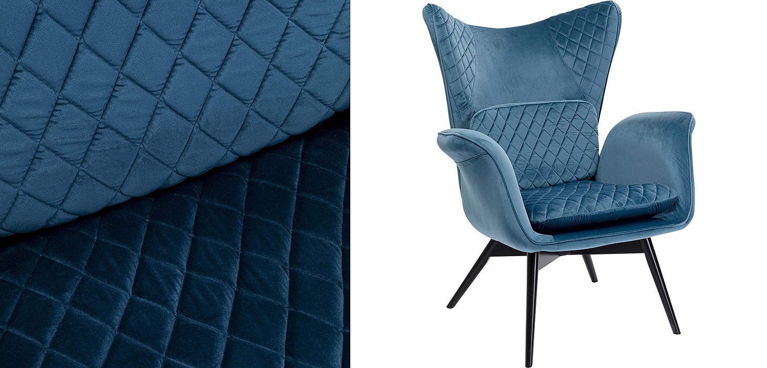 Кресло Blue Velvet Throne Кресло Blue Velvet Throne - Loft-Concept в Перми