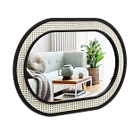 Зеркало в раме из ротанга Dewh варинант исполнения - 2 | Loft Concept в Перми