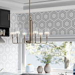  Люстра с прозрачными рифлеными цилиндрическими плафонами Kichler варинант исполнения - 27 | Loft Concept в Перми