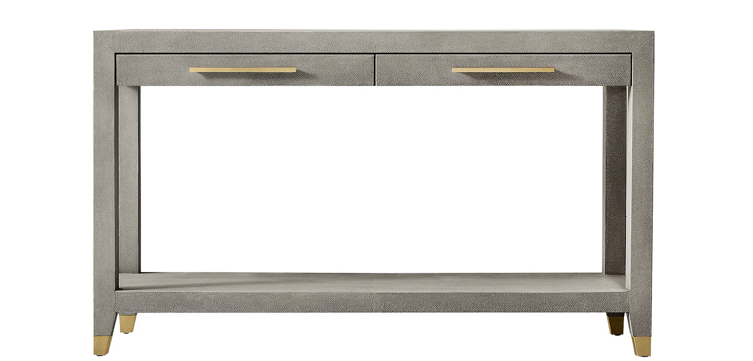 Charles Stingray Texture Console Grey Консоль скат Charles Stingray Texture Console Grey Консоль скат - Loft-Concept в Перми
