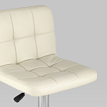 Барный стул с сиденьем молочного цвета Honory варинант исполнения - 7 | Loft Concept в Перми