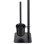 Держатель для туалетной бумаги с подвесным ершиком Black Bathroom Accessory варинант исполнения - 4 | Loft Concept в Перми