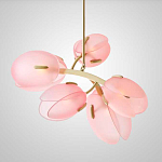 Дизайнерский Светильник Lilly Pink Tulip Lamp розовый плафон  варинант исполнения - 5 | Loft Concept в Перми
