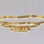 Люстра подвесная с 3-мя ассиметричными светодиодными лампами Golden Current варинант исполнения - 3 | Loft Concept в Перми