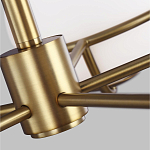 Люстра с 5-ю белыми шарообразными плафонами в сферические каркасах Feiss варинант исполнения - 3 | Loft Concept в Перми