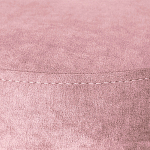 Банкетка круглая пыльно-розовый велюр на 4-х металлических ножках золотого цвета SANJAY варинант исполнения - 4 | Loft Concept в Перми