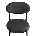 Стул мягкий Alfie Chair черный варинант исполнения - 5 | Loft Concept в Перми