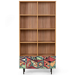 Широкий стеллаж с принтом Elise Rack варинант исполнения - 7 | Loft Concept в Перми