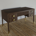 Письменный стол с 4-мя ящиками Elsa Dreams Walnut варинант исполнения - 1 | Loft Concept в Перми