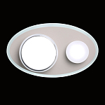 Бра овальной формы белого цвета с 2-мя лампами Lunar Pebbles варинант исполнения - 3 | Loft Concept в Перми