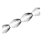 Подвесной светильник линейный в сочетании двух разных фактур стекла Enchanting варинант исполнения - 4 | Loft Concept в Перми