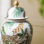 Ваза из фарфора с ручной росписью Leopard Collection  варинант исполнения - 5 | Loft Concept в Перми