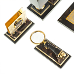 Настольный письменный набор из яшмы и долерита в подарочной упаковке Manager Organizer варинант исполнения - 7 | Loft Concept в Перми