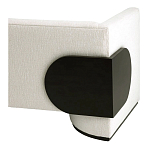 Дизайнерский Двухместный диван Florida Sofa  с элегантным деревянным декором  варинант исполнения - 4 | Loft Concept в Перми