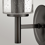 Бра с плафоном в форме цилиндра из прозрачного стекла с пузырьками Hinkley варинант исполнения - 9 | Loft Concept в Перми