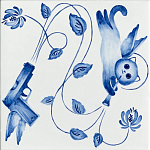 Плитка с узором Пистолеты варинант исполнения - 1 | Loft Concept в Перми