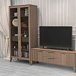 Витрина 2-х дверная с 5-ю полками и 2-мя ящиками Harper Line варинант исполнения - 3 | Loft Concept в Перми