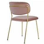 Стул Singer Chair без подлокотников Розовый Велюр варинант исполнения - 3 | Loft Concept в Перми