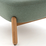 Кресло на деревянных ножках Olguin Green Chair варинант исполнения - 5 | Loft Concept в Перми