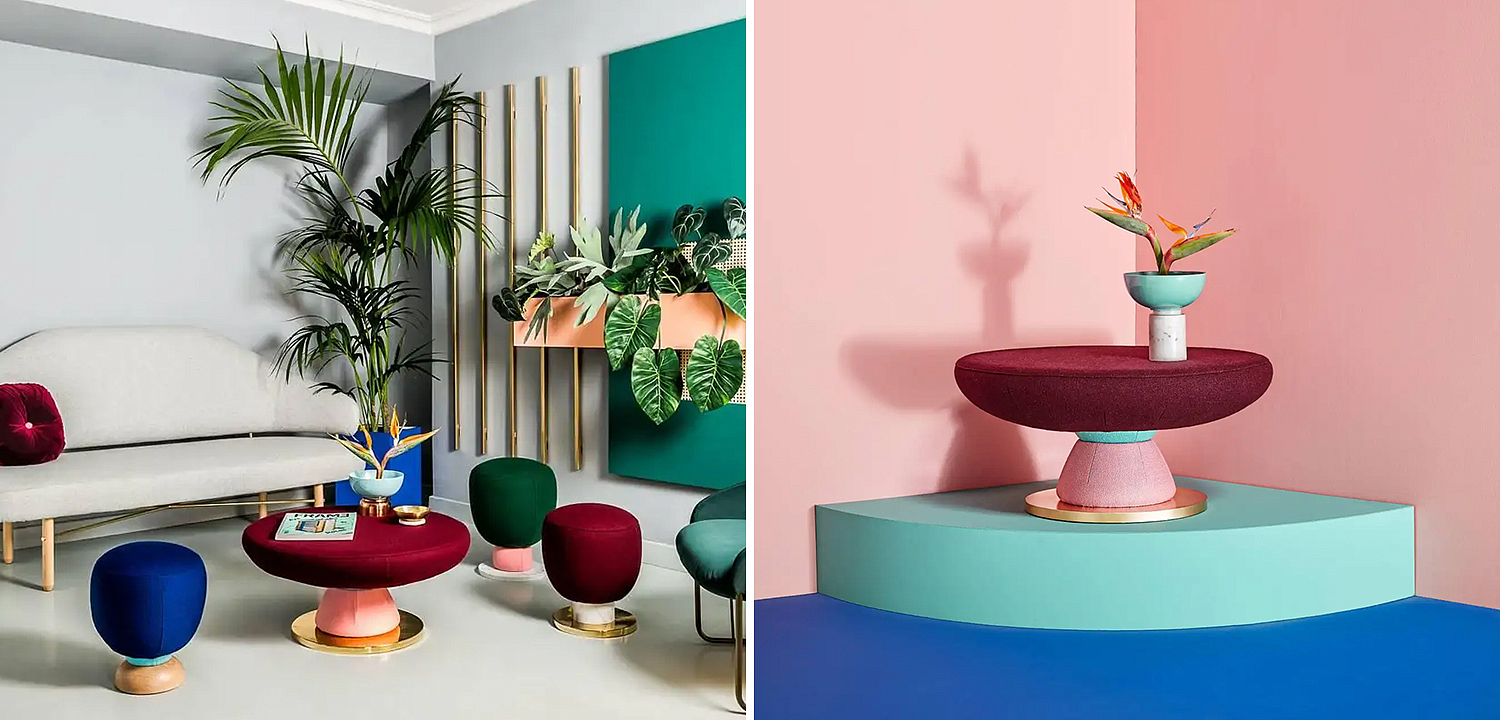 Кофейный стол дизайнерский Toadstool Collection, Colorful Coffee Table Masquespacio Кофейный стол дизайнерский Toadstool Collection, Colorful Coffee Table Masquespacio - Loft-Concept в Перми