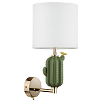 Бра с декором в виде кактуса из керамики Opuntia варинант исполнения - 1 | Loft Concept в Перми