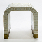 Приставной столик BONE INLAY SIDE TABLE-Cream варинант исполнения - 1 | Loft Concept в Перми